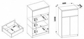 Тумба для обуви ТП-12 в Карталах - kartaly.mebel24.online | фото 4