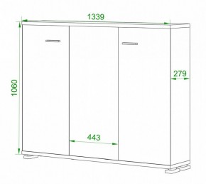 Тумба Домино нельсон ПУ-60-4 в Карталах - kartaly.mebel24.online | фото 2