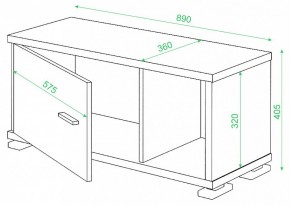Тумба комбинированная Домино СБ-30/1 в Карталах - kartaly.mebel24.online | фото 2