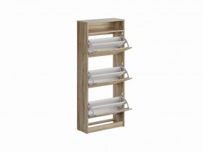 Тумба ОРИОН с тремя полками для обуви, цвет Дуб Сонома в Карталах - kartaly.mebel24.online | фото 2