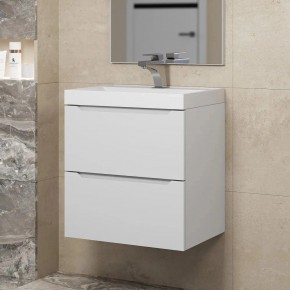 Тумба под раковину Uperwood Tanos 50 см, подвесная, белая матовая в Карталах - kartaly.mebel24.online | фото