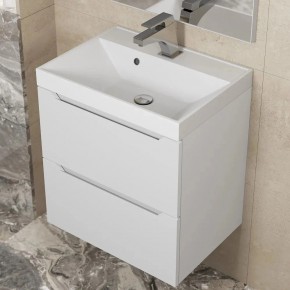 Тумба под раковину Uperwood Tanos 50 см, подвесная, белая матовая в Карталах - kartaly.mebel24.online | фото 11