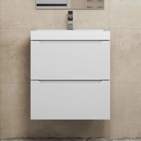 Тумба под раковину Uperwood Tanos 50 см, подвесная, белая матовая в Карталах - kartaly.mebel24.online | фото 9