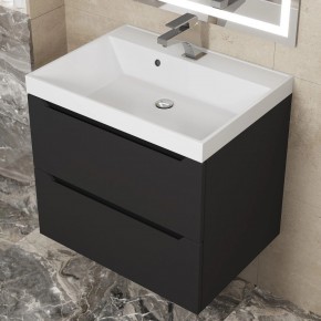 Тумба под раковину Uperwood Tanos 60 см, подвесная, черная матовая в Карталах - kartaly.mebel24.online | фото 10