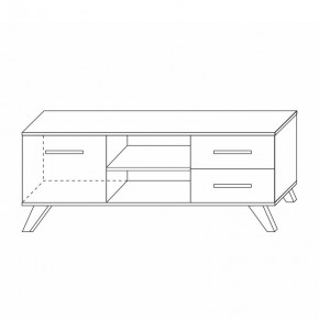 Тумба под ТВ Вега Скандинавия в Карталах - kartaly.mebel24.online | фото 3