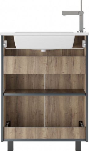 Тумба под умывальник "Modul 60"Dolche Dark без ящика Домино (DD5403T) в Карталах - kartaly.mebel24.online | фото 4