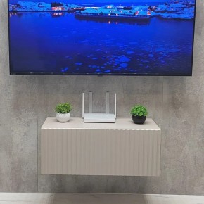 Тумба подвесная под ТВ LINES MTV1-MA 750 Бежевый (Леда-М 10.1.5) в Карталах - kartaly.mebel24.online | фото 5