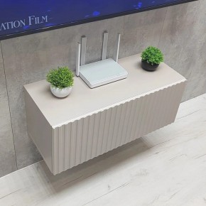Тумба подвесная под ТВ LINES MTV3-MA 900 Бежевый (Леда-М 10.1.5) в Карталах - kartaly.mebel24.online | фото 8