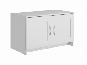 Тумба СИРИУС двухдверная низкая, цвет белый в Карталах - kartaly.mebel24.online | фото