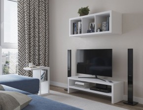 ТВ-тумба Энкель ТВ12, тамбурат, цвет белый в Карталах - kartaly.mebel24.online | фото 4