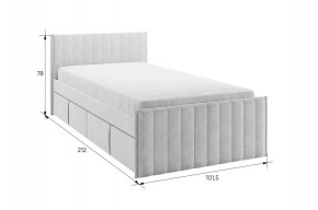 ТВИКС Кровать с ящиками 900 в Карталах - kartaly.mebel24.online | фото 2