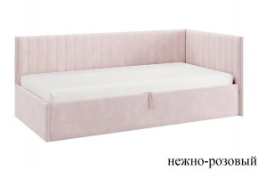ТВИКС Кровать (тахта) с ПМ 900 (нежно-розовый) в Карталах - kartaly.mebel24.online | фото