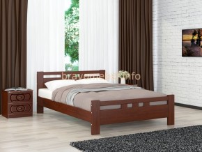 ВЕРОНИКА-2 Кровать из массива 1600  в Карталах - kartaly.mebel24.online | фото 3