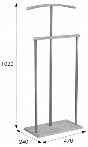 Вешалка для костюма Дэви 1 в Карталах - kartaly.mebel24.online | фото 13