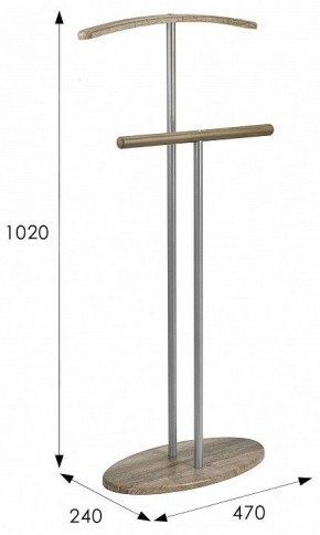 Вешалка для костюма Дэви 2 в Карталах - kartaly.mebel24.online | фото 11