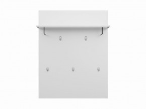 Вешалка СИРИУС настенная с полкой, цвет белый в Карталах - kartaly.mebel24.online | фото