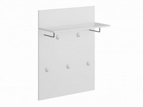 Вешалка СИРИУС настенная с полкой, цвет белый в Карталах - kartaly.mebel24.online | фото 2
