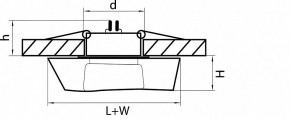 Встраиваемый светильник Lightstar Flutto 006430 в Карталах - kartaly.mebel24.online | фото 3