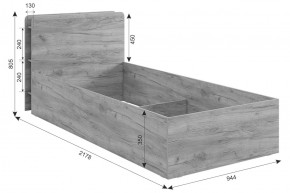 ЮНИОР Кровать с ПМ 900 в Карталах - kartaly.mebel24.online | фото 3