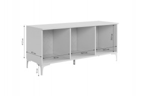 ЗЕФИР Гостиная К1 (белое дерево/белый муар) в Карталах - kartaly.mebel24.online | фото 4